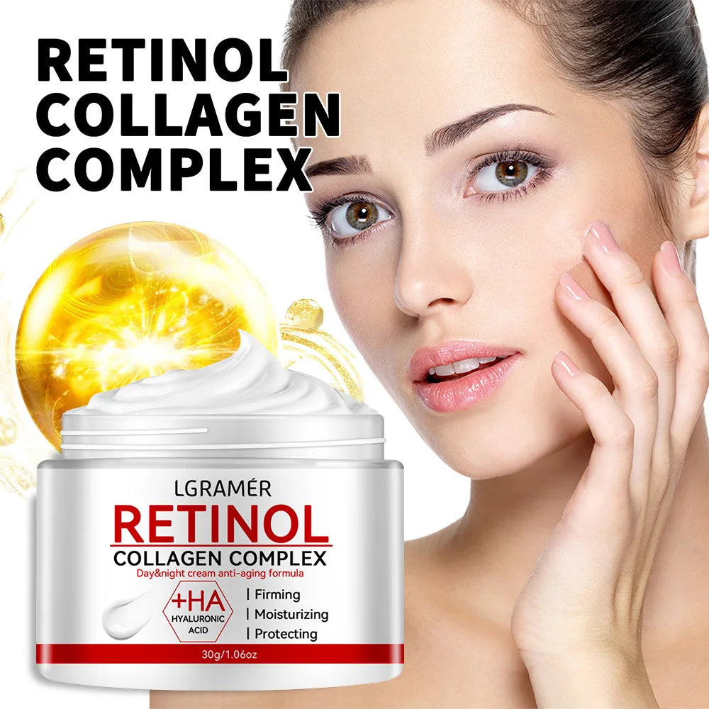 Retinol Cream Face Lifting Collagen Boost Anti Aging 
